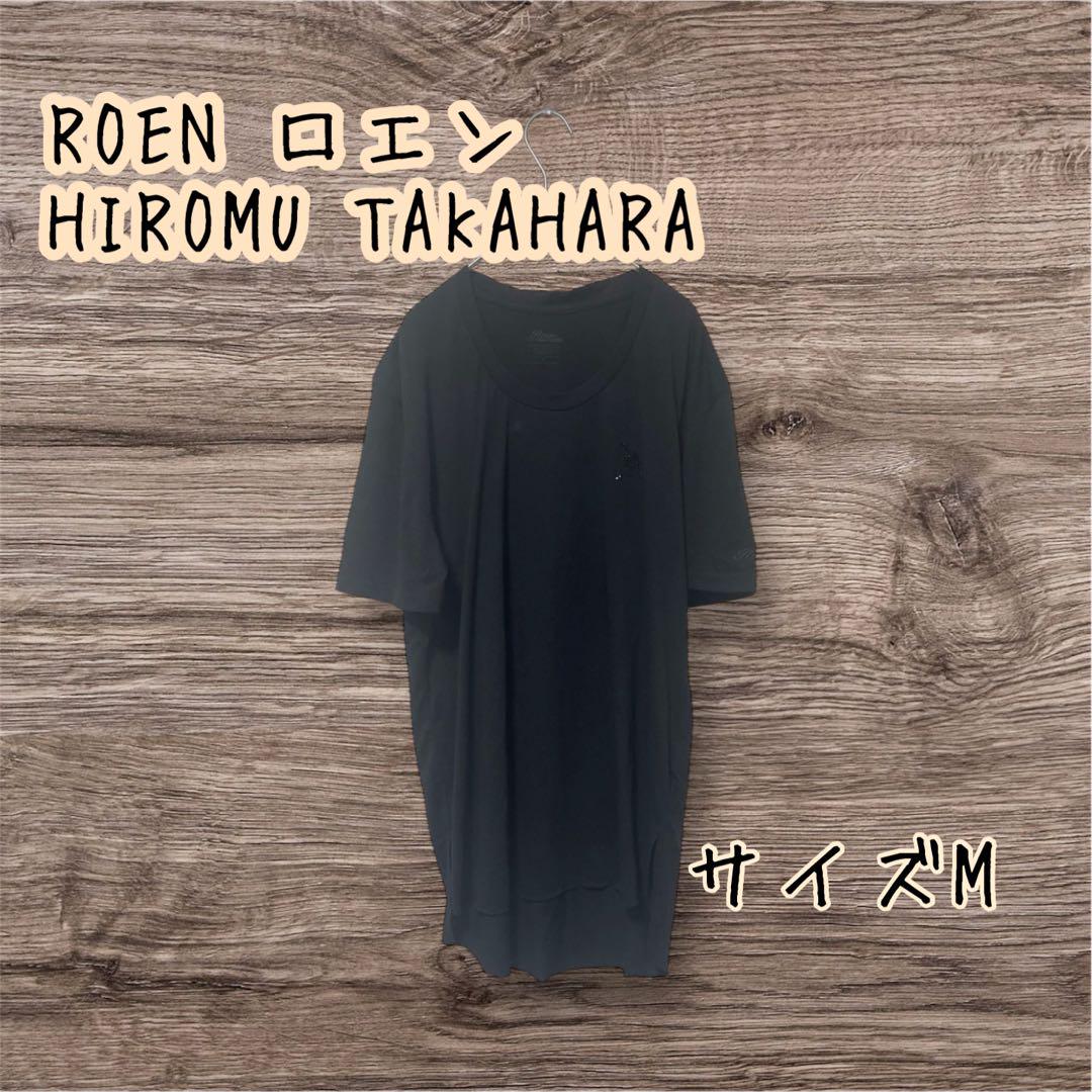 ROEN ロエン　HIROMU TAKAHARA 刺繍ロゴ Tシャツ M