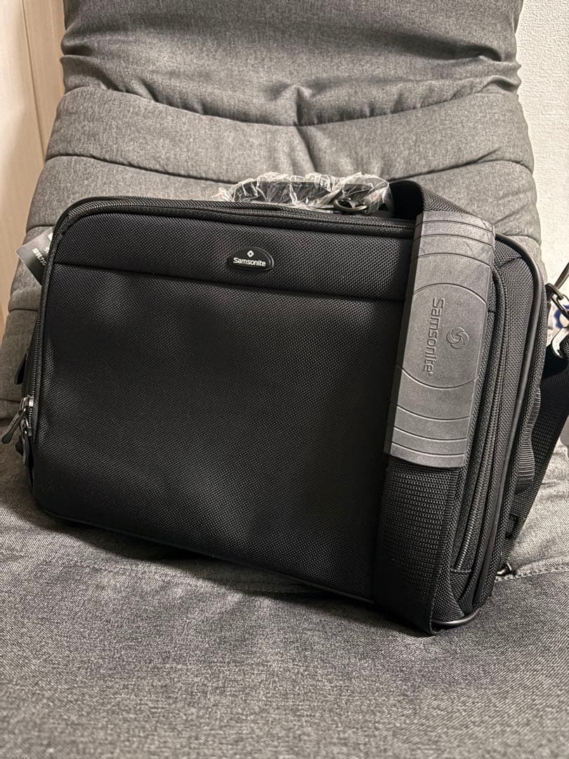 Samsonite ブラック ビジネスバッグ サムソナイト