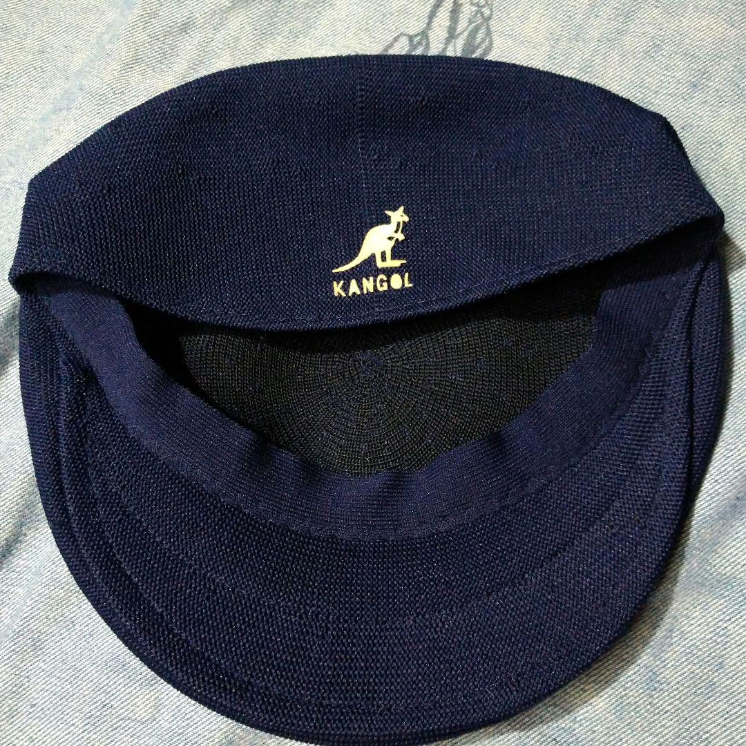 KANGOL カンゴール　ハンチングハット　イングランド製　ネイビーメンズウェア