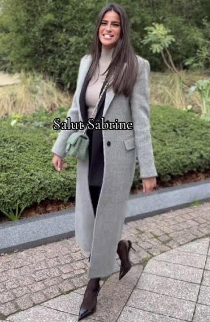 新品 ZARA 定価29,990円 ウール ロング コート XS 今季完売品!
