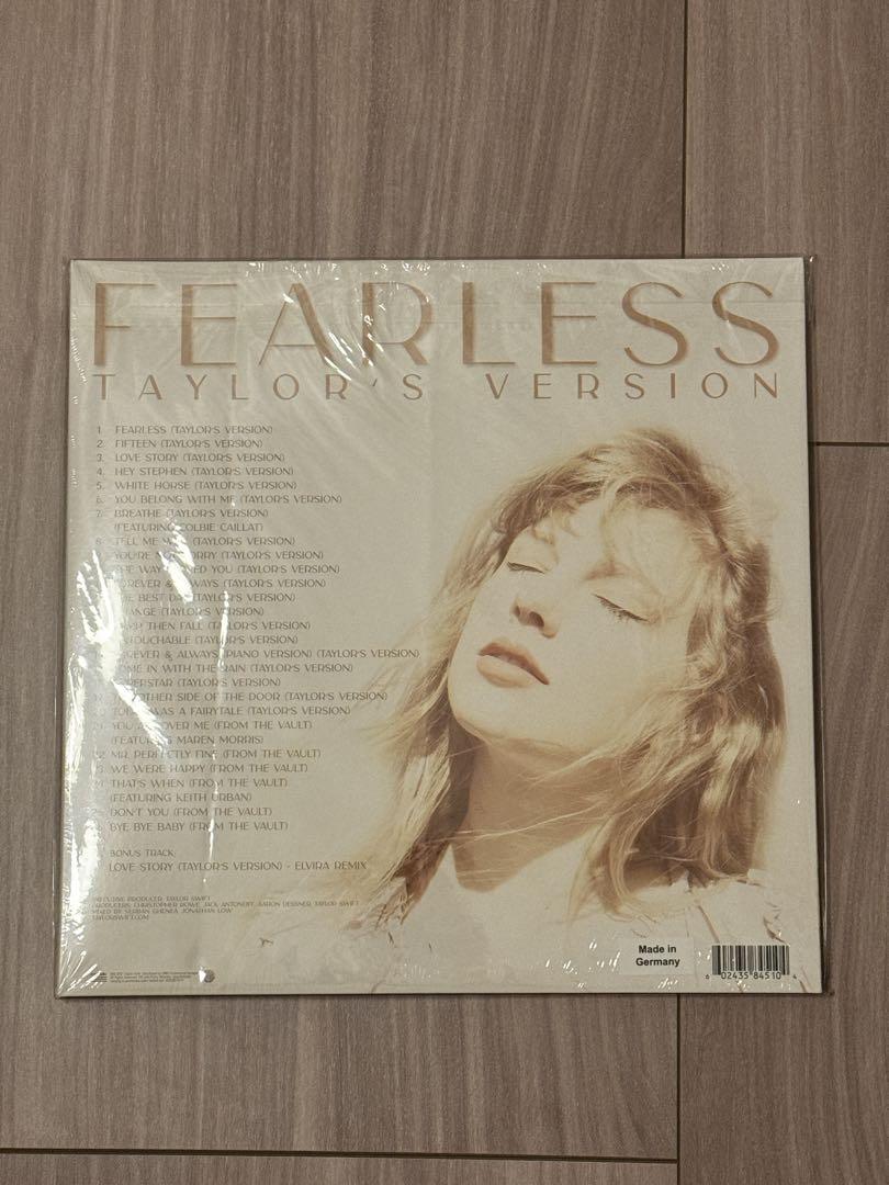 taylor swift fearless アナログ レコード
