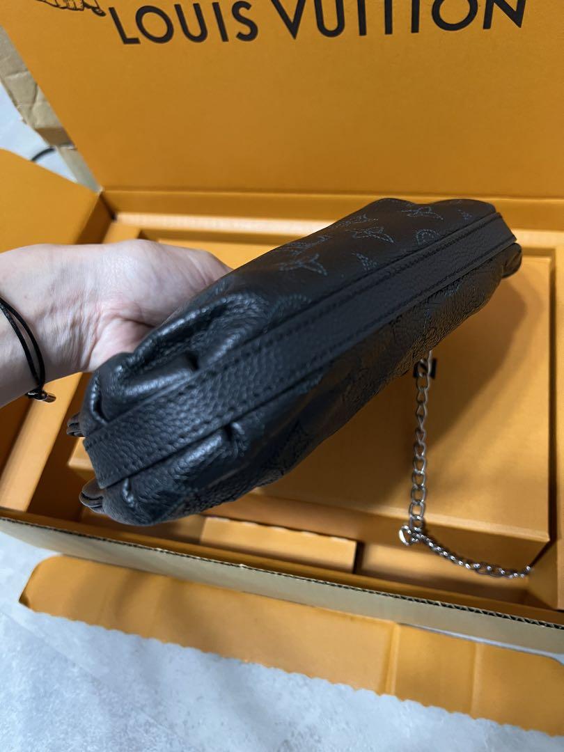 Louis Vuitton マヒナショルダーバッグ スカラ ミニ　黒 2点セット