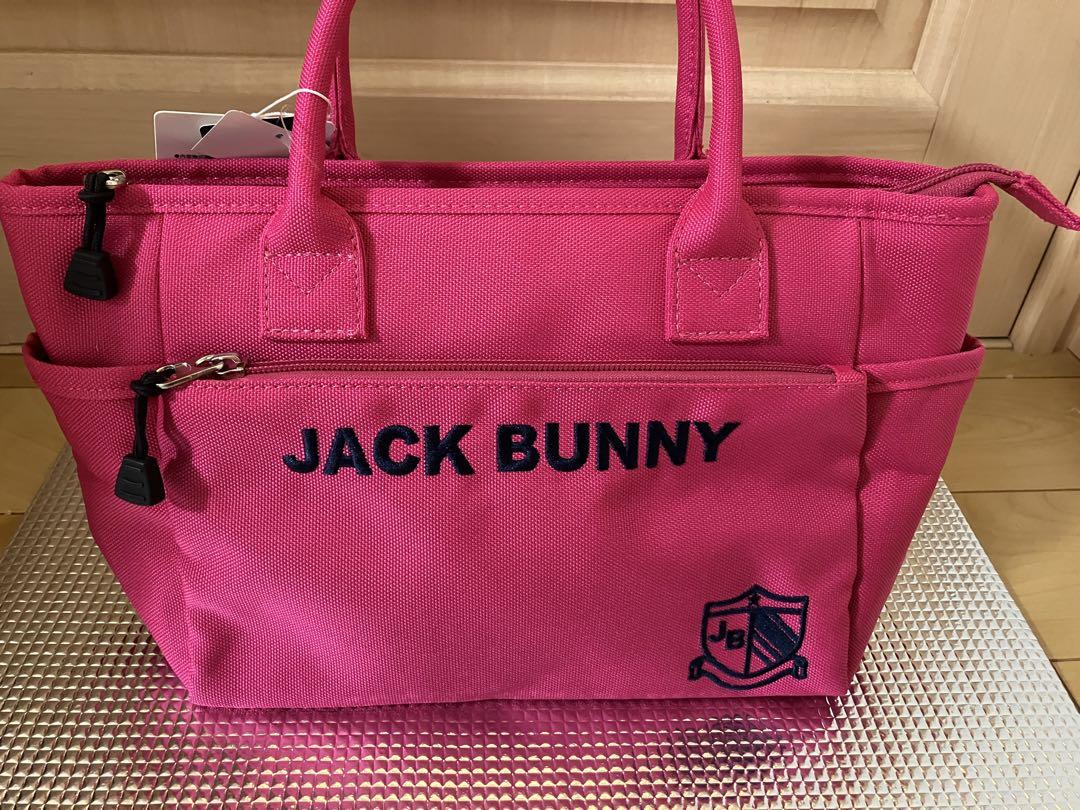 新品　Jack Bunny ジャックバニー　ラウンドバッグ　ピンク