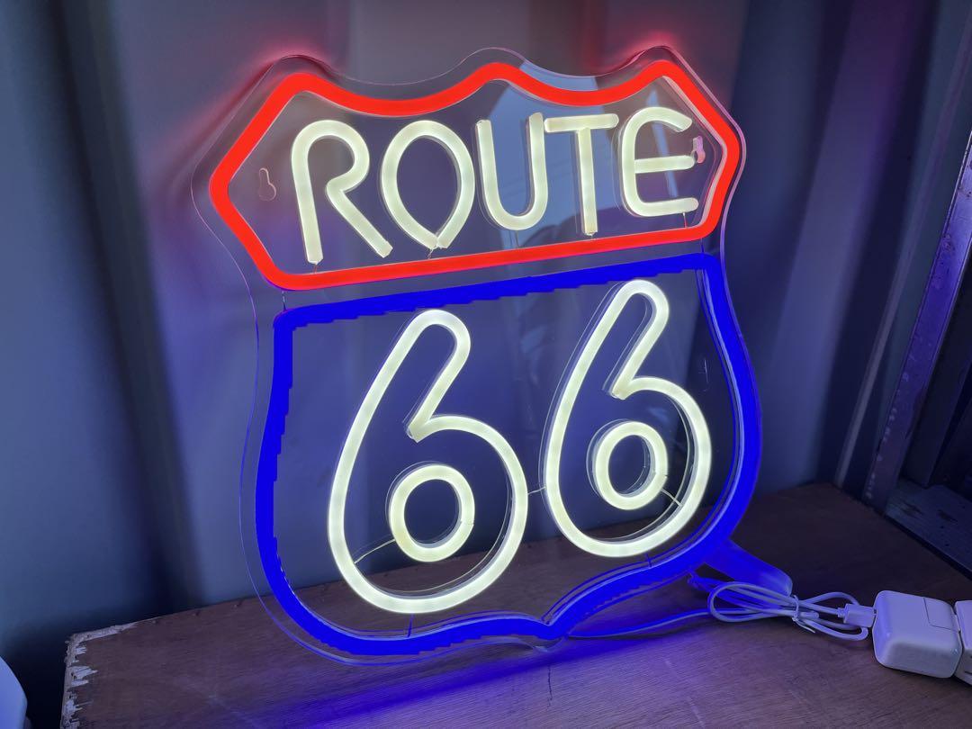 ルート66 ROUTE66 LED 看板 ネオンサイン ネオン管 ネオンライト