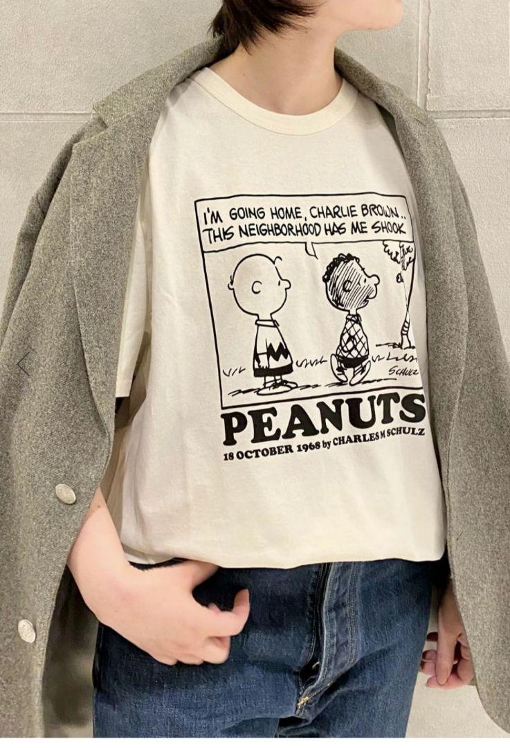 【未使用】TSPTR × PEANUTS　半袖Tシャツ　サイズL スヌーピー