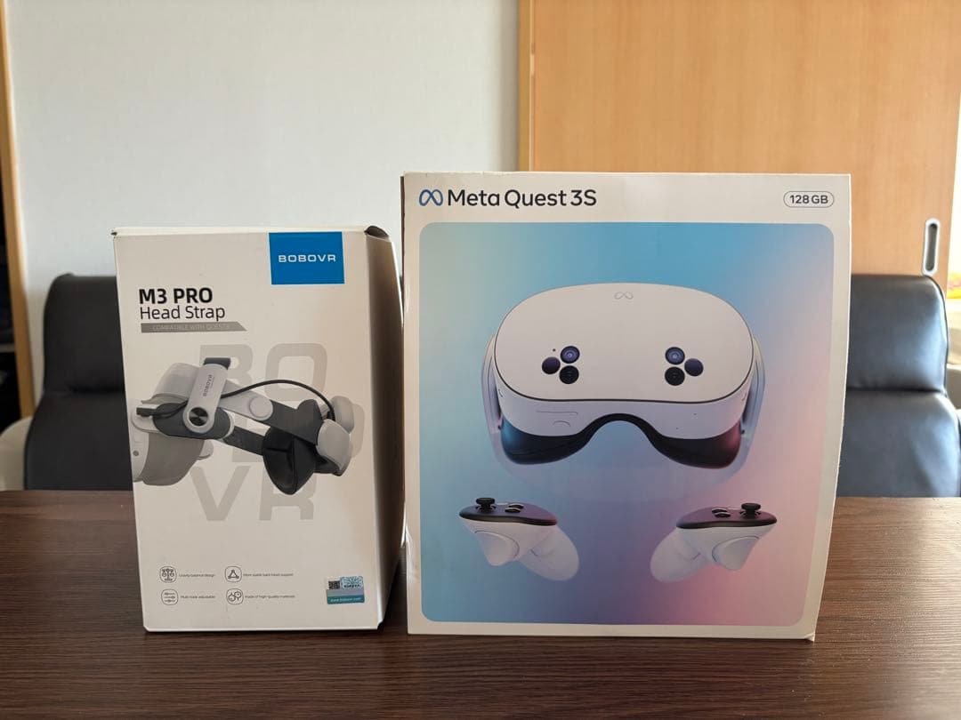 Meta Quest 3S 128GB M3 PROヘッドストラップ目立った傷や汚れなし