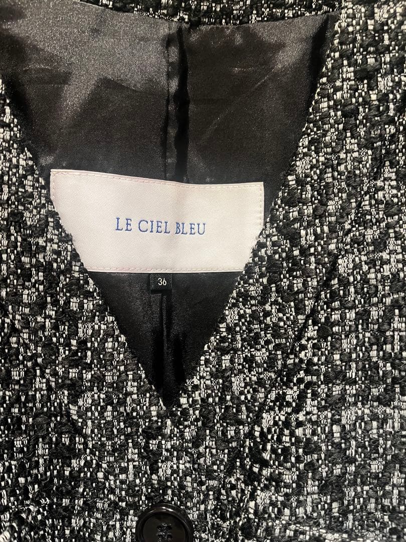 ルシェルブルー ツイードジレドレスS・LE