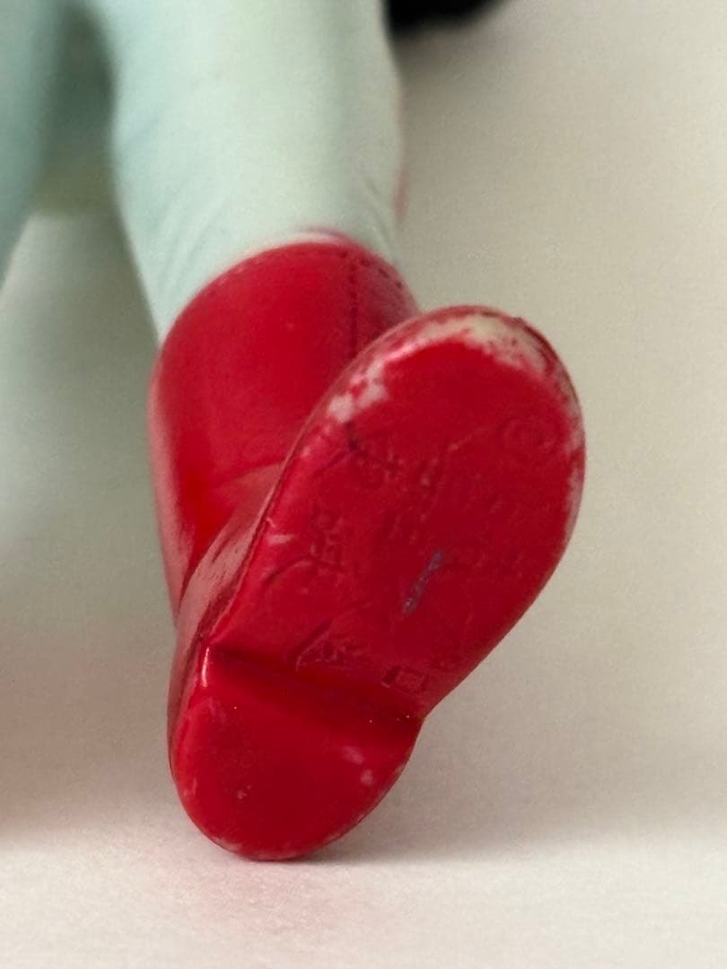 仮面ライダーX 約14cmソフビマフラー付きやや傷や汚れあり