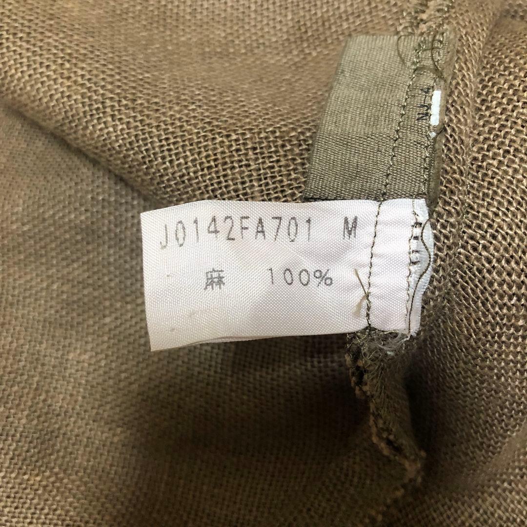 Jurgen Lehl ヨーガンレール ロングワンピース フリンジ 麻100% 多様な