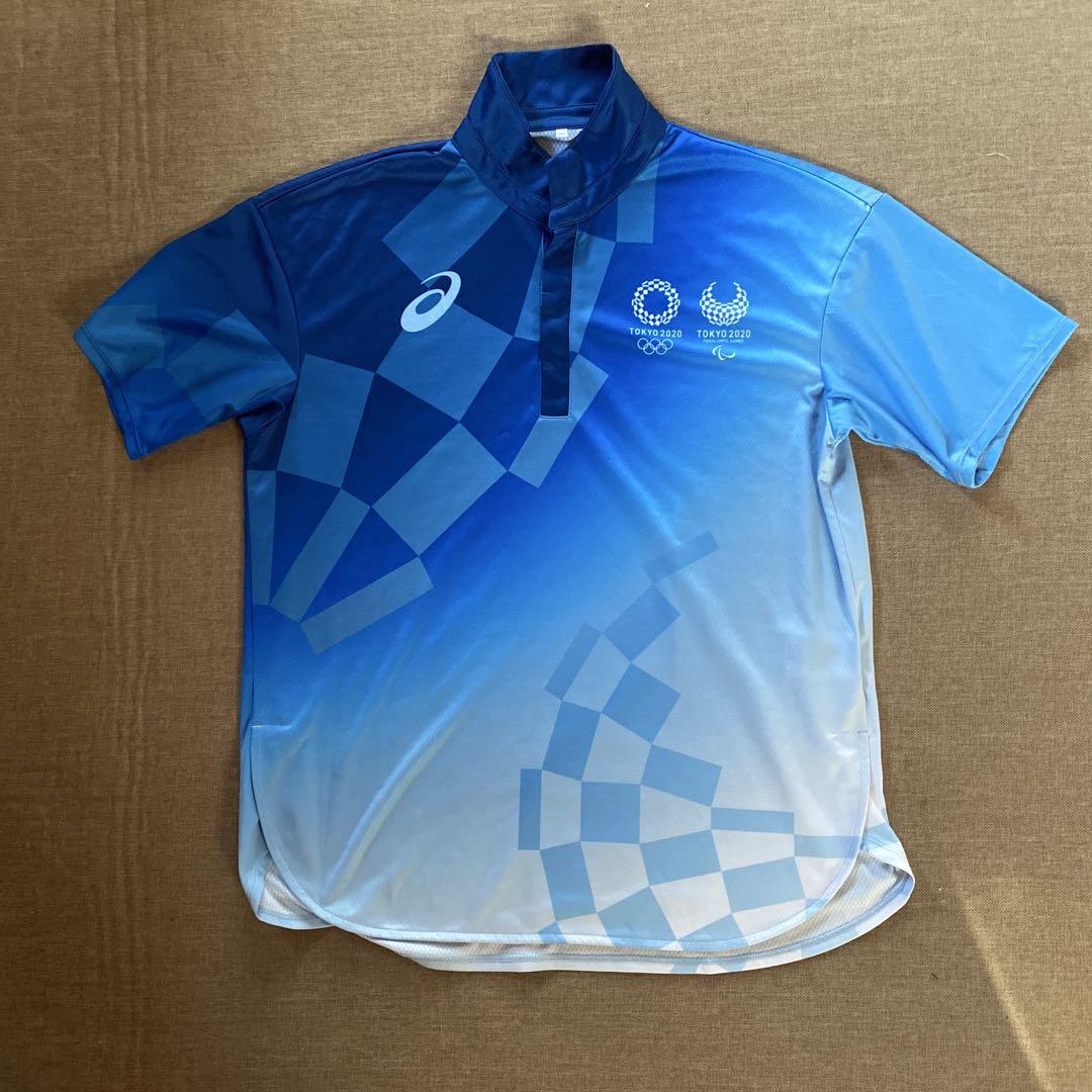 asics 東京2020オリンピック ポロシャツ ダークグレー - メルカリ