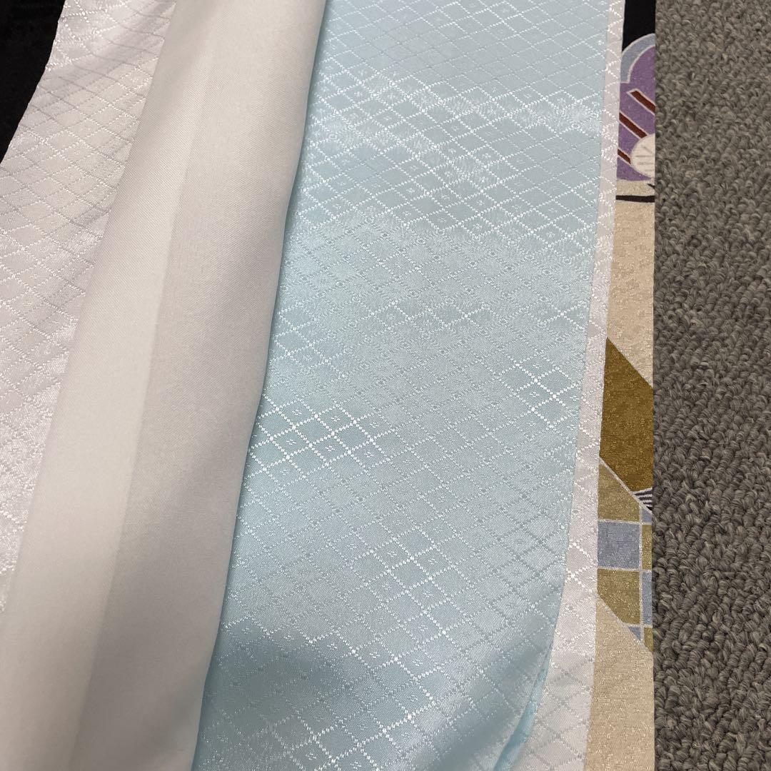 美品 男の子 お宮参り着物 掛け着 正絹