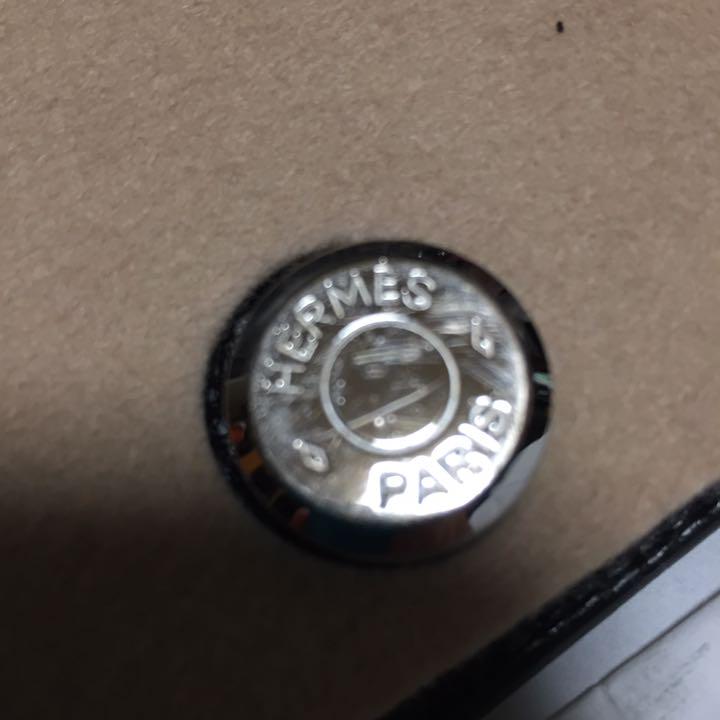 HERMES ドゴンGM 長財布 ブラック　黒