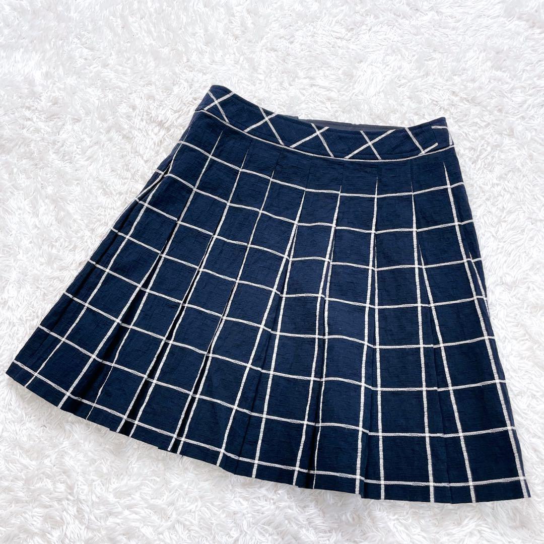 美品✨ ブルーレーベルクリストブリッジ プリーツ ミニスカート