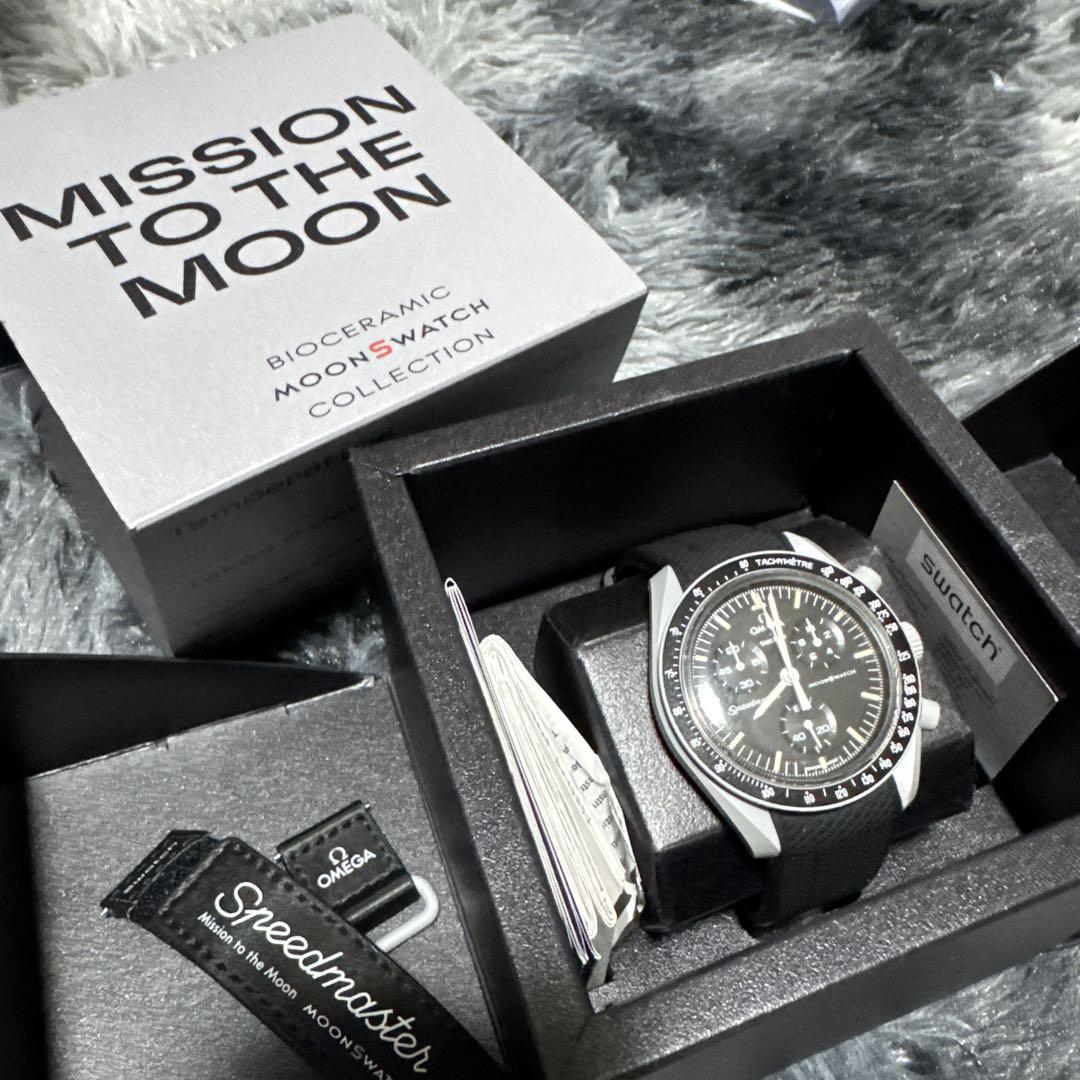 オメガ SWATCHスウォッチ MISSION TO THE MOON - メルカリ