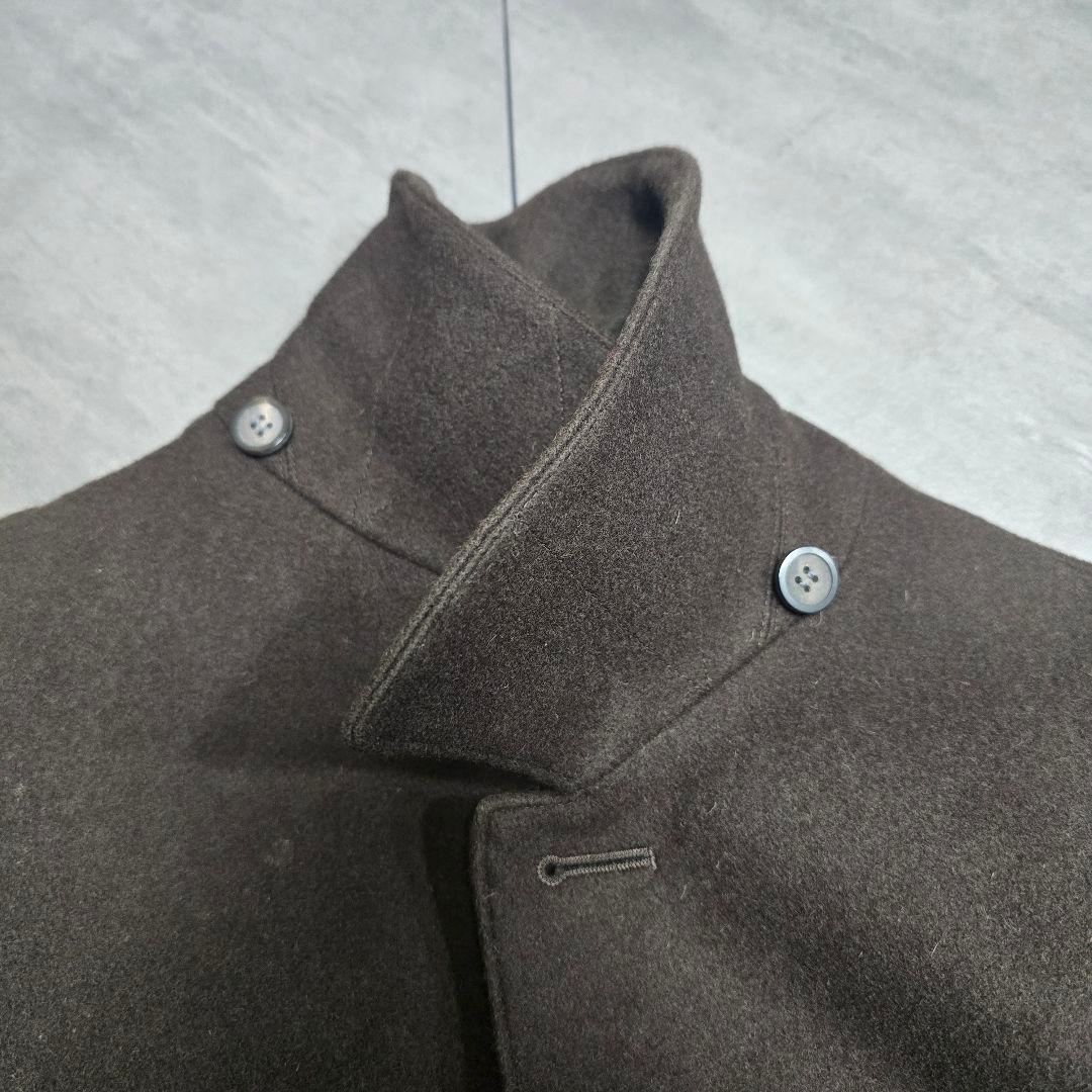 【美品】UNITED TOKYO メリノメルトンステンカラーコート ブラウン1