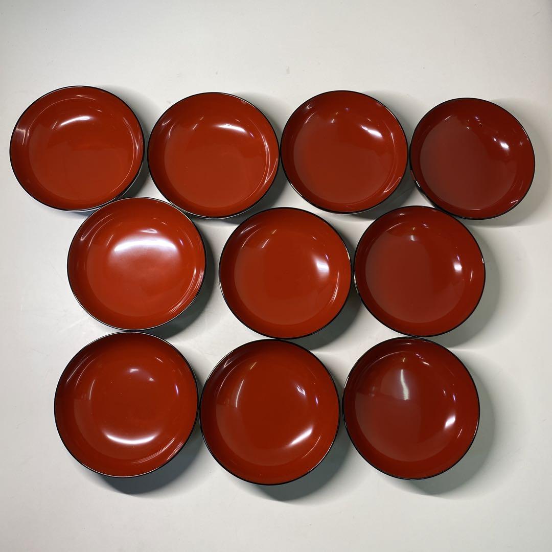 【茶道具】涛山造 祝熨斗蒔絵 輪島塗煮物椀拾客(共箱) 画像17