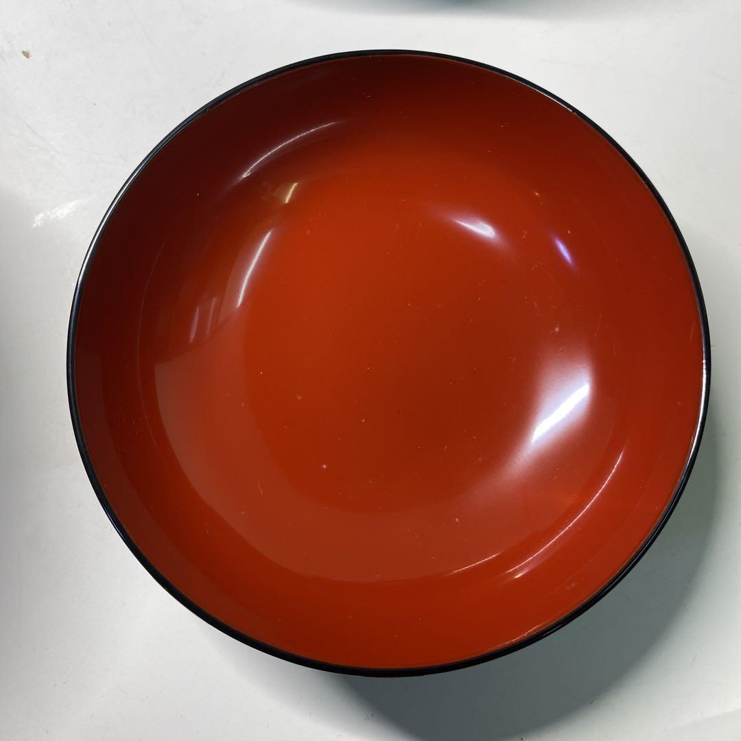 【茶道具】涛山造 祝熨斗蒔絵 輪島塗煮物椀拾客(共箱) 画像9