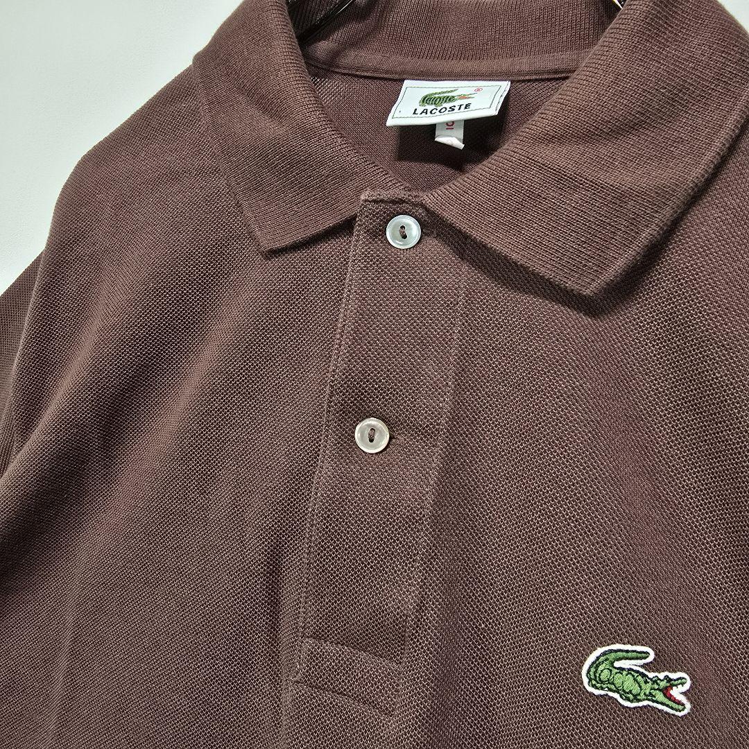 LACOSTE　ヴィンテージ　ポロシャツ　3　大沢商会　文字ワニ　希少　古着
