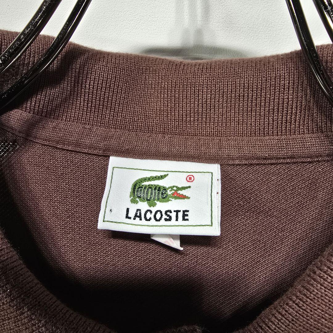 LACOSTE　ヴィンテージ　ポロシャツ　3　大沢商会　文字ワニ　希少　古着