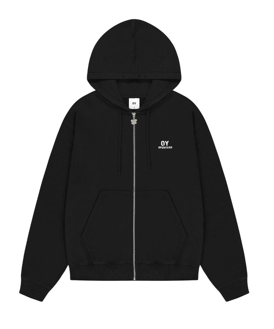 ★OY★TEDDY ODOLLY HOODIE-DUST GREY★正規品/韓国直送料込 OY/オーワイ ODOLLY HOODIE ZIP UP サイズ2