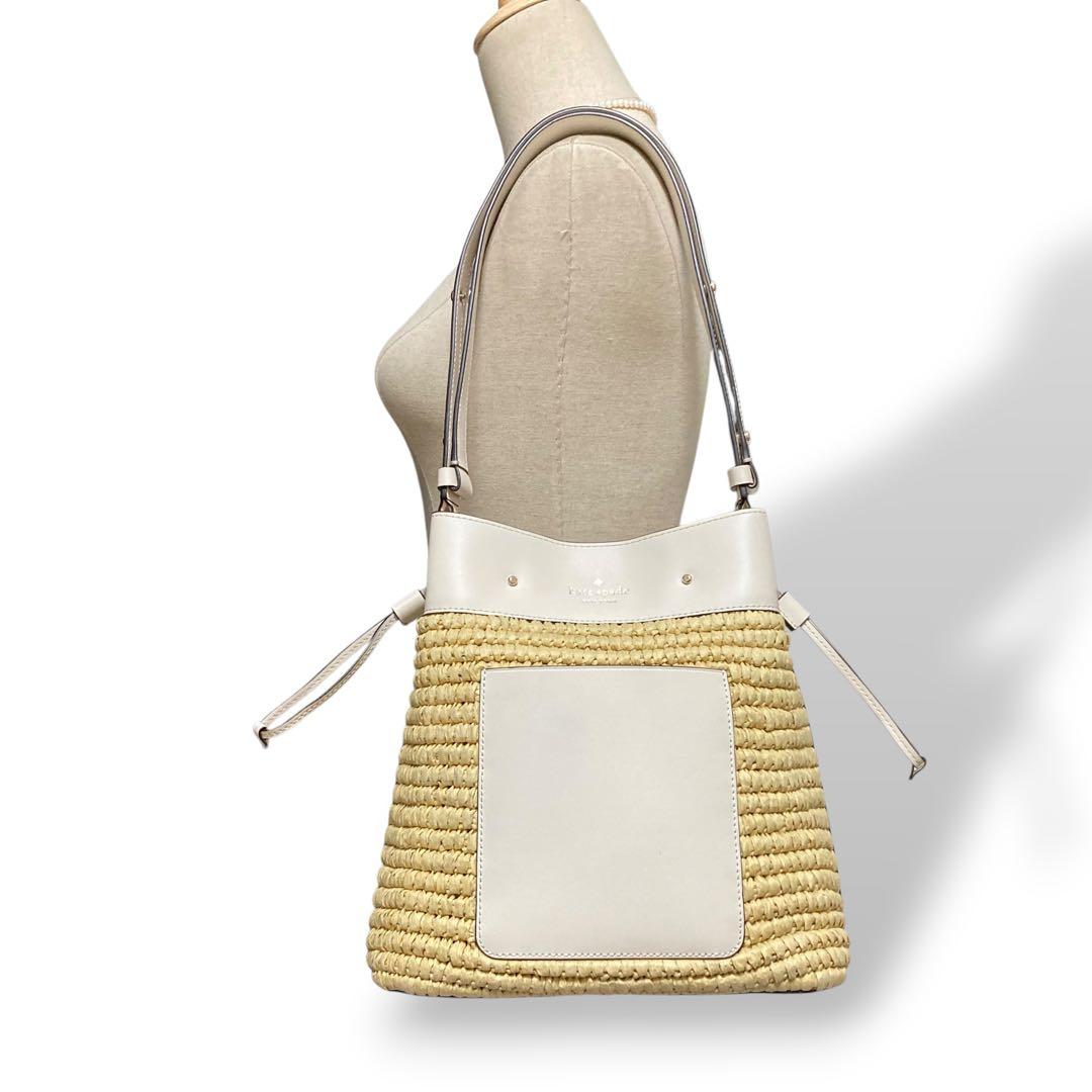 【良品】ケイトスペードニューヨーク 2way ショルダーバッグ バケット 肩掛け 【良品】ケイトスペードニューヨーク 2way ショルダーバッグ バケット 肩掛け