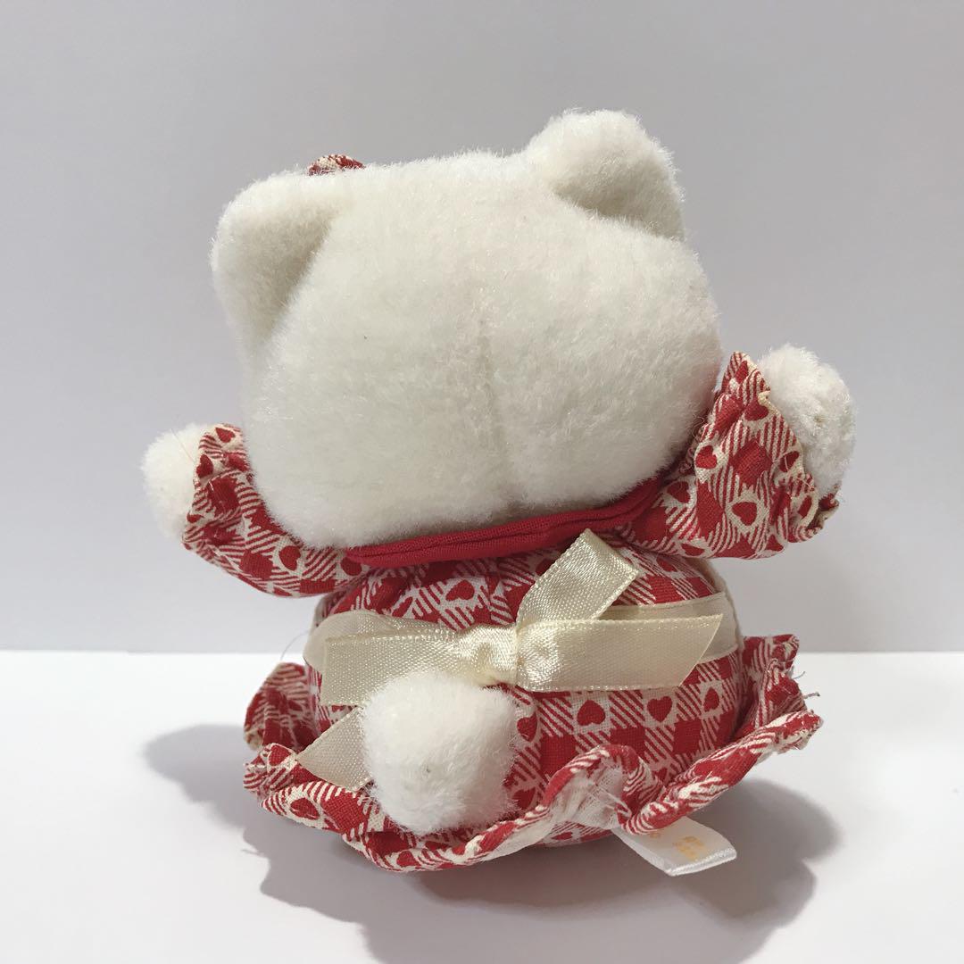 ❤️美品 レトロ ハローキティ エプロン ぬいぐるみ (L) 激レア 希少 ハローキティ☆SANRIO1999年/レトロデザインぬいぐるみ - メルカリ