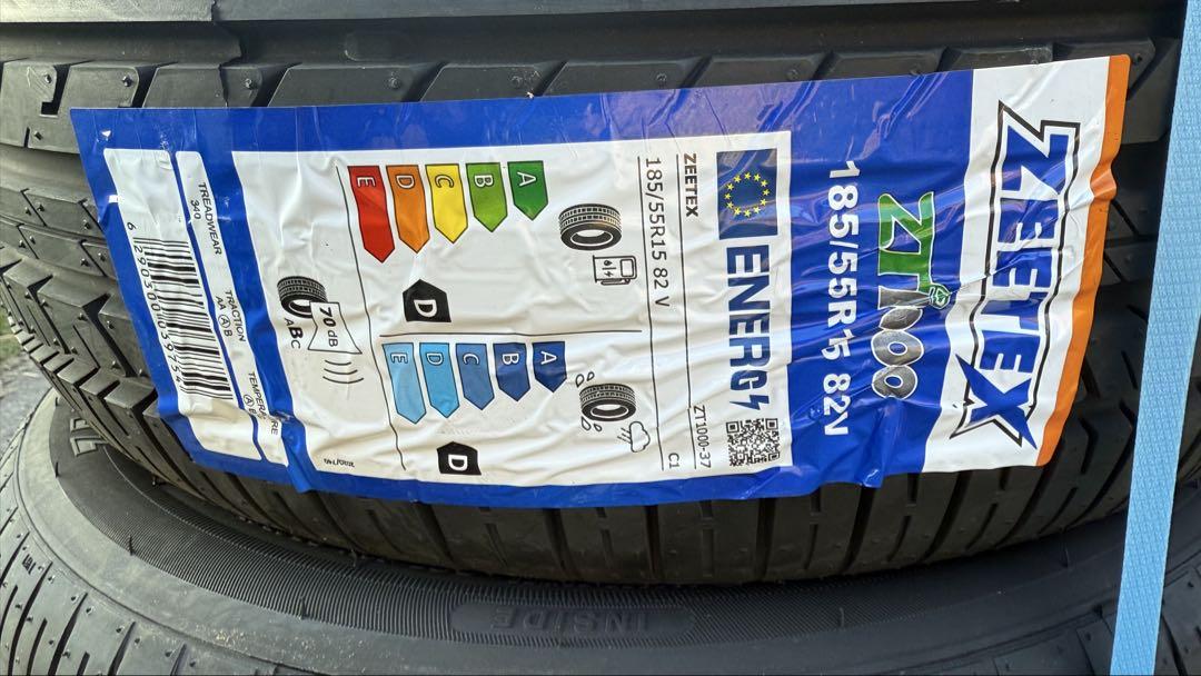 【新品】ZEETEX ZT1000 185/55R15 82V 4本セット