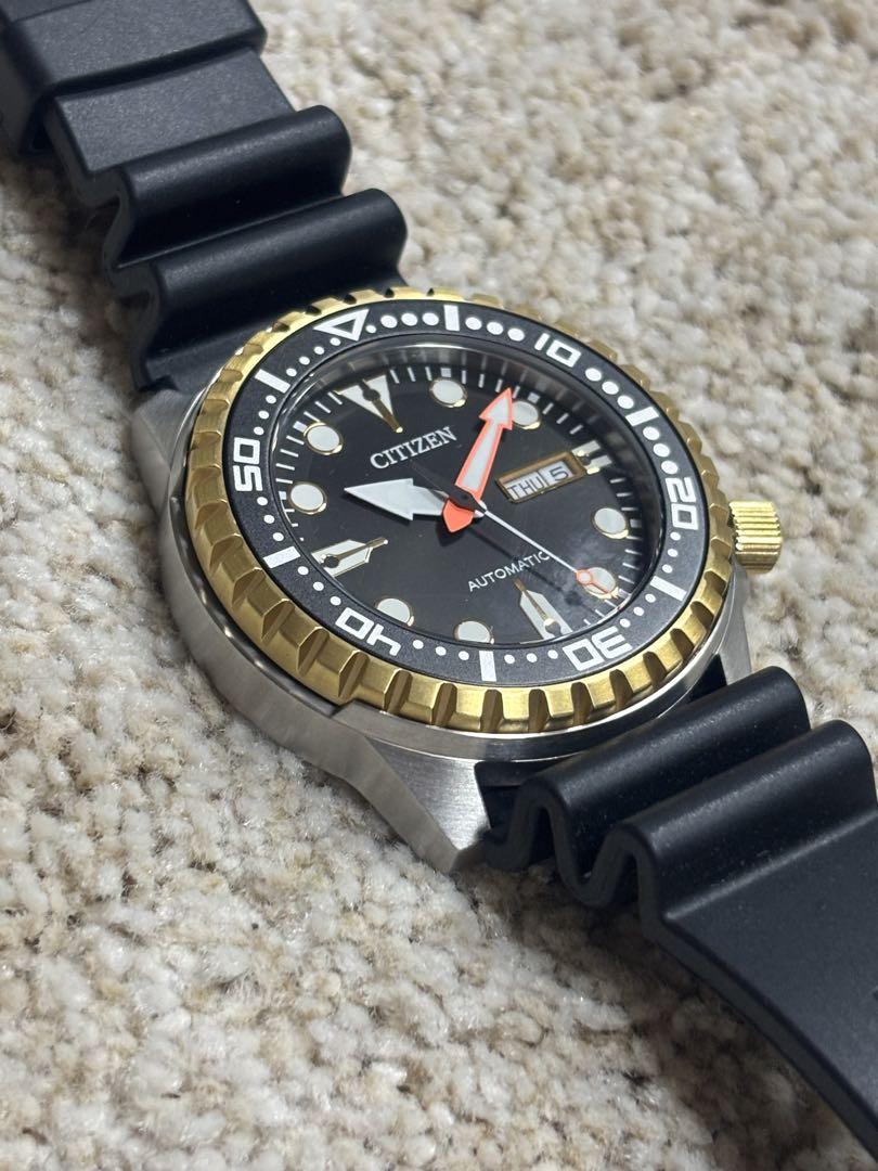 【微使用美品】CITIZEN MEGA DIVER 自動巻き　Cal.8200