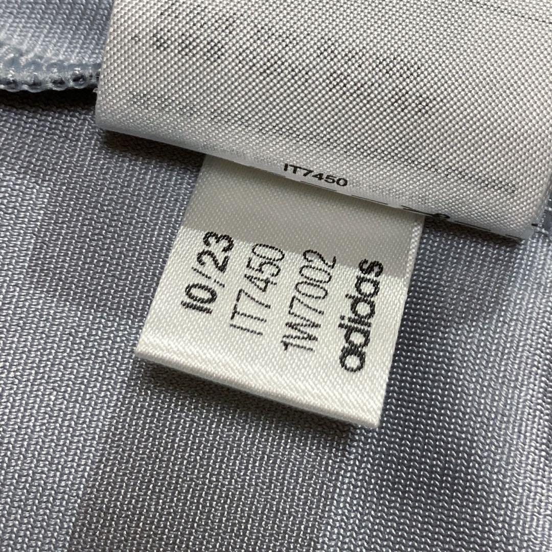 Adidas ジャージ セットアップ メタリック シルバー 銀色
