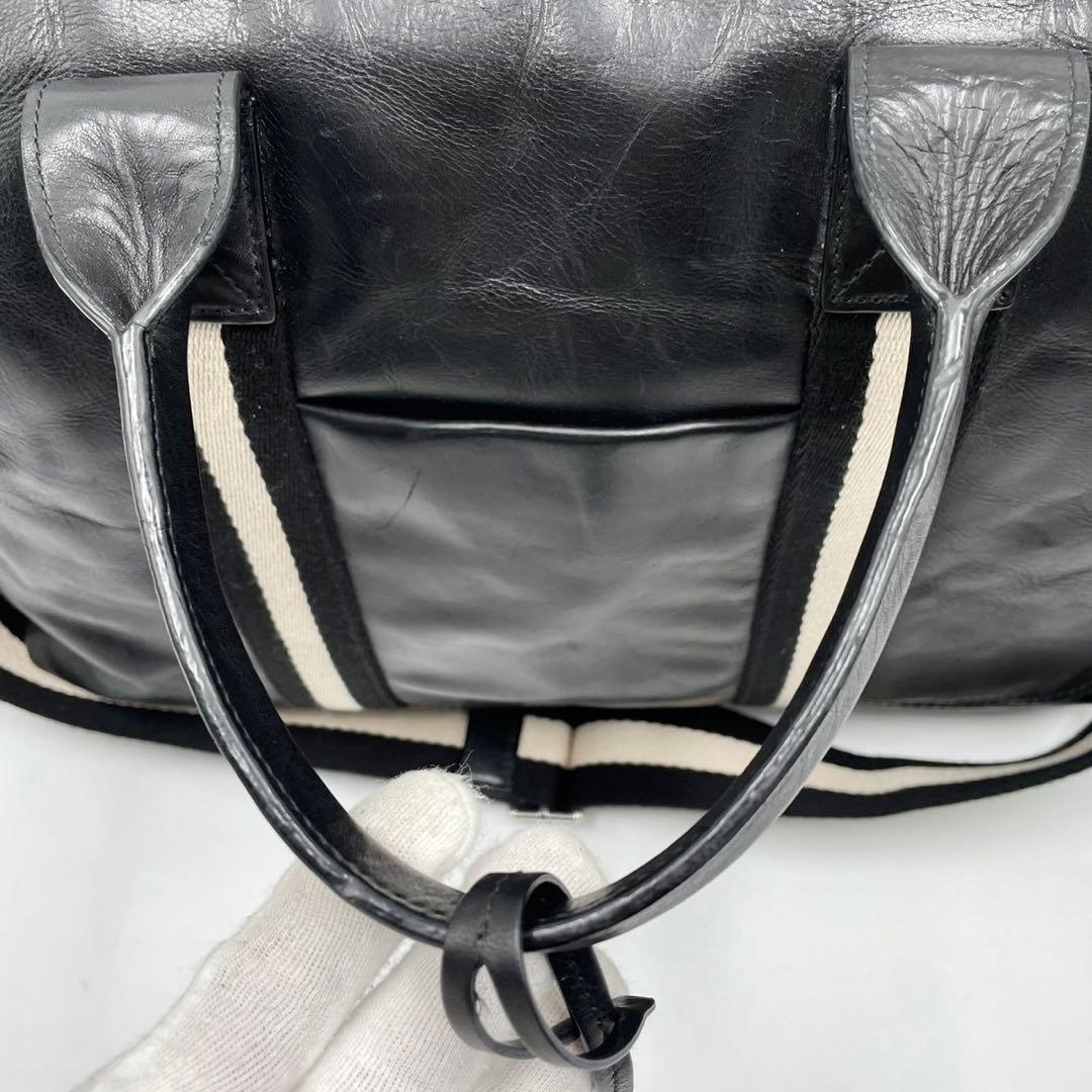 【極美品】BALLY バリー ボストンバッグ  2way トレインスポッティング