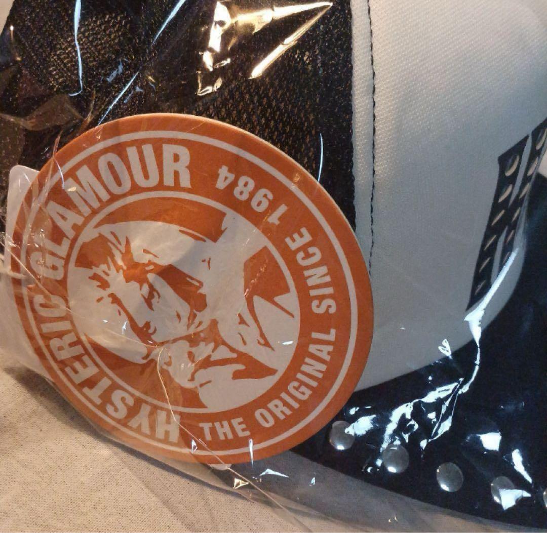 新品 タグ付き ヒステリックグラマー　スタッズメッシュキャップ.