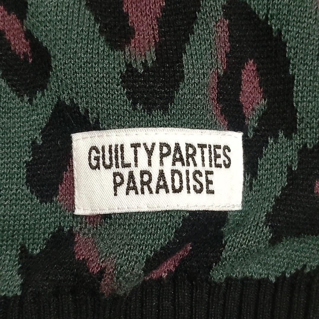 美品 WACKO MARIA LEOPARD JACQUARD CARDIGAN