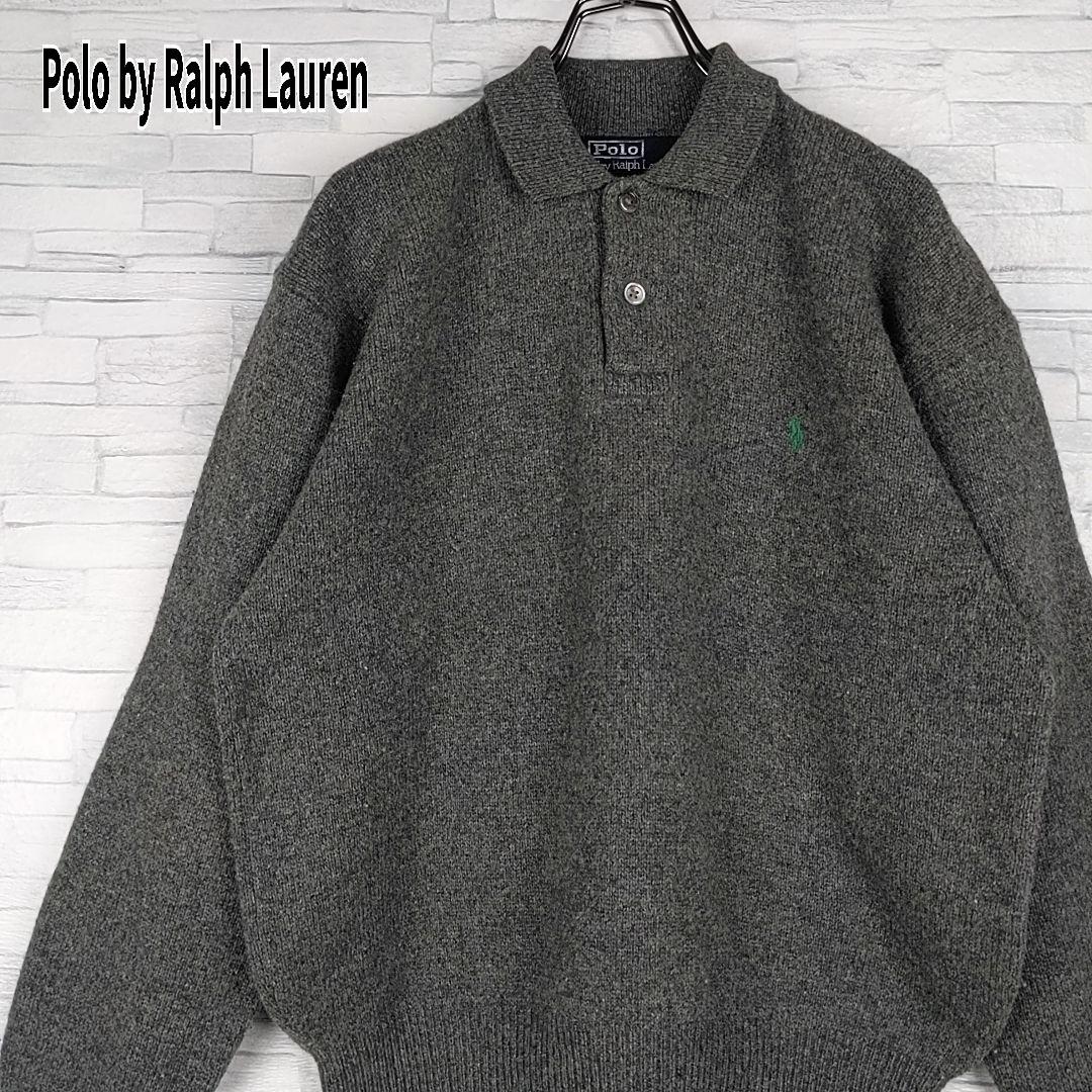 Polo by Ralph Lauren 襟付き ラムウール ニット セーター