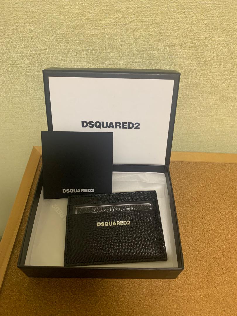 DSQUARED2 ブラック レザー カードケース　美品