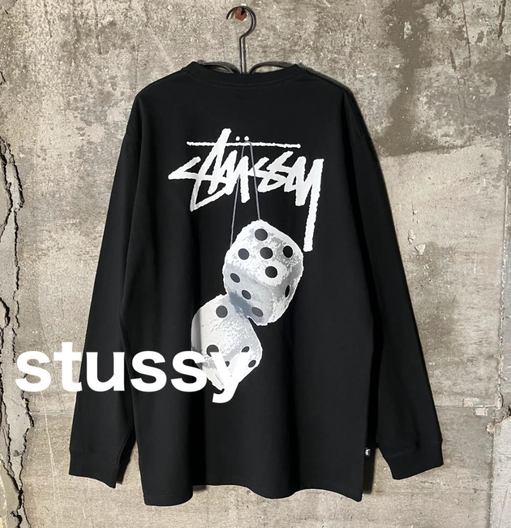 ★新品/海外限定/stussy/FUZZY DICE 長袖Tシャツ/XLサイズ★