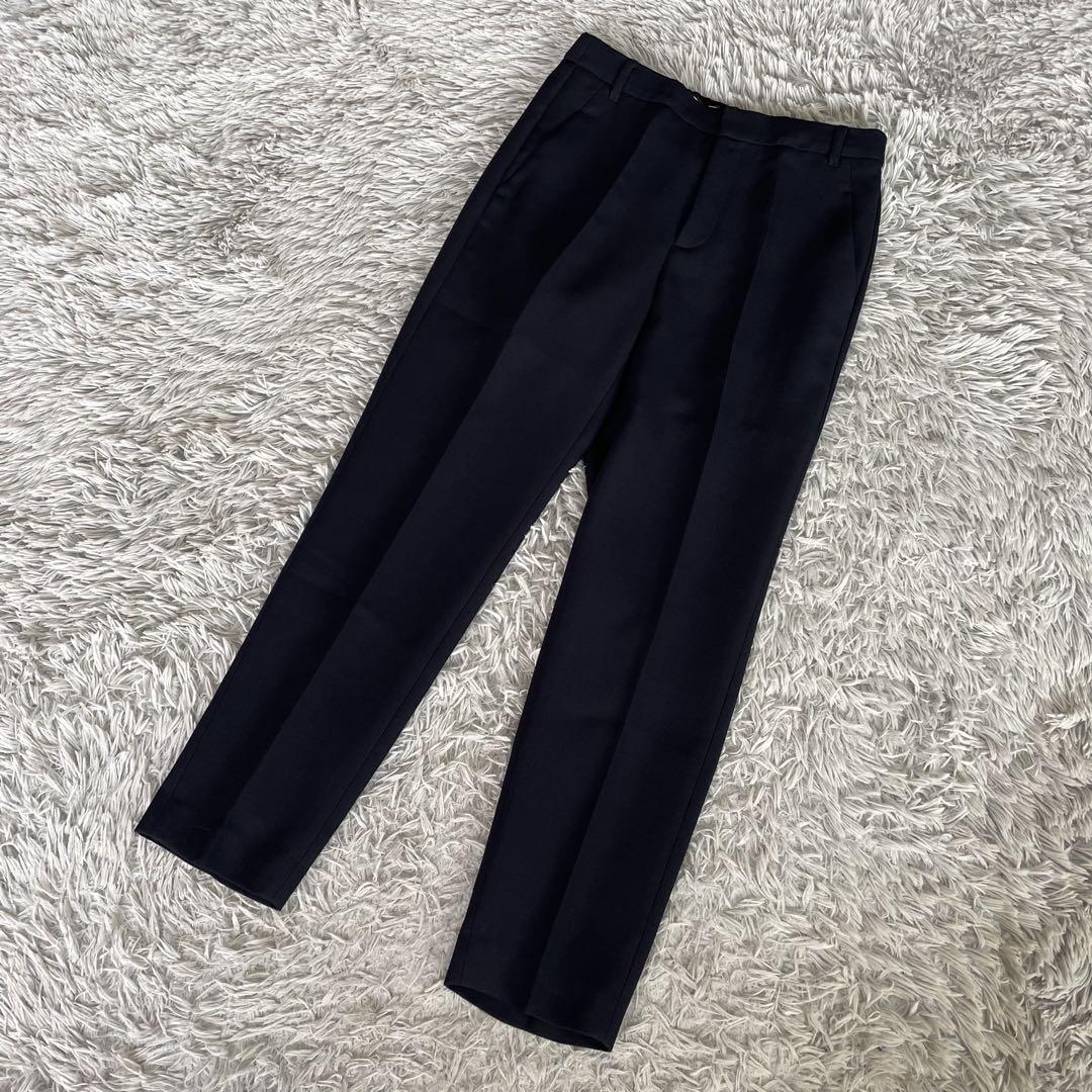 美品　自由区　class Lounge クラスラウンジ　ウールスラックス　黒