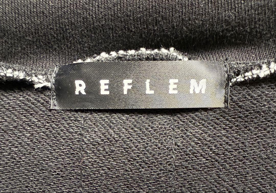 REFLEM　レフレム　クロップドタクティカルZIPパーカー　ブラック　ベルト