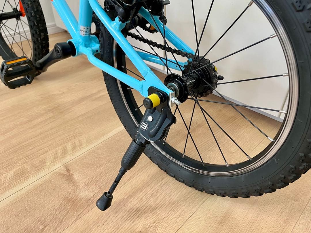 送料込み 純正カゴ付き ヨツバサイクル Zero 18インチ ラムネブルー