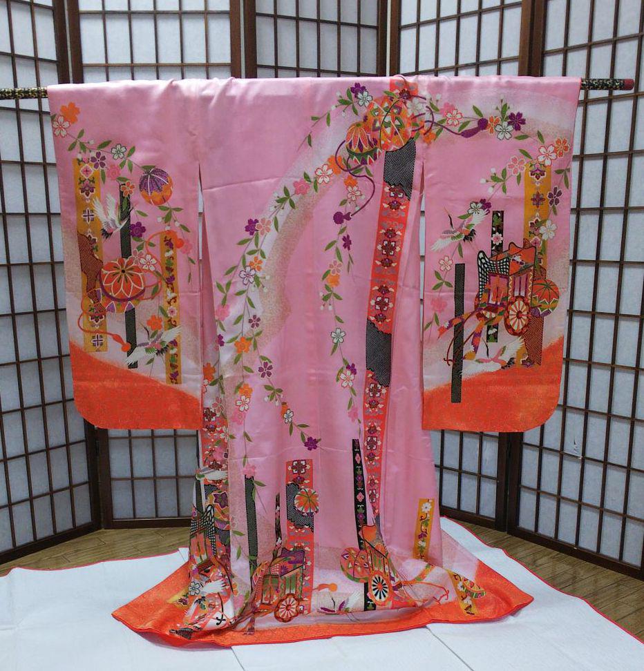 桃色 振り袖(子ども)