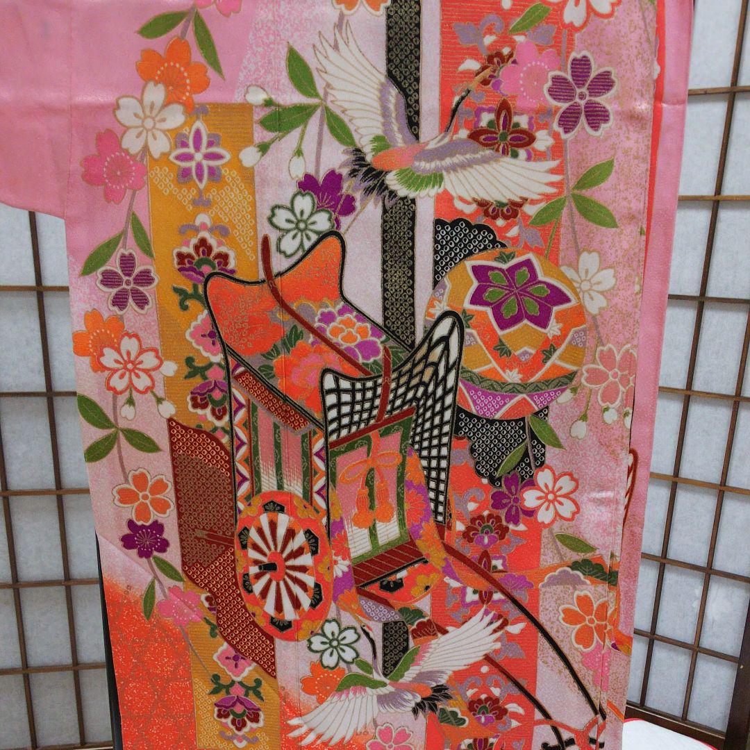 桃色 振り袖(子ども)