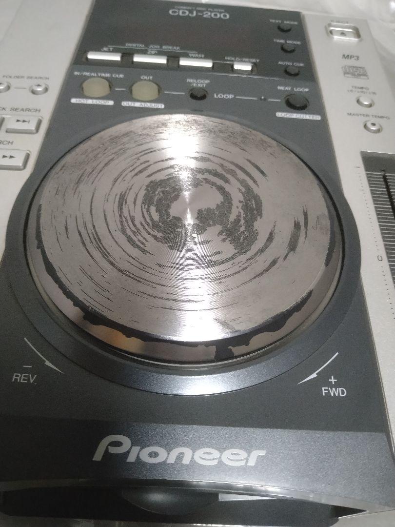 PIONEER コンパクトディスクプレーヤー CDJ-200 2台 通電のみ