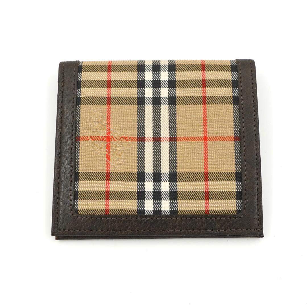 ✨新品未使用・箱・保証書付き✨ BURBERRY ミニ財布 ノバチェック ホース m39166430432 3
