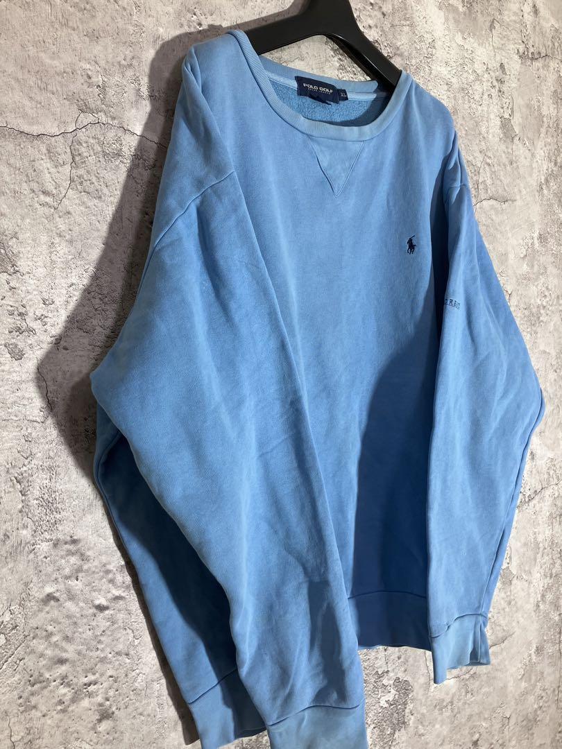 POLO RALPH LAUREN 【90s】 刺繍 コットンニット スウェット
