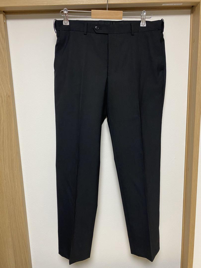 【美品】青山×MODA RITORNOスーツ上下セットアップ ブラックAB5