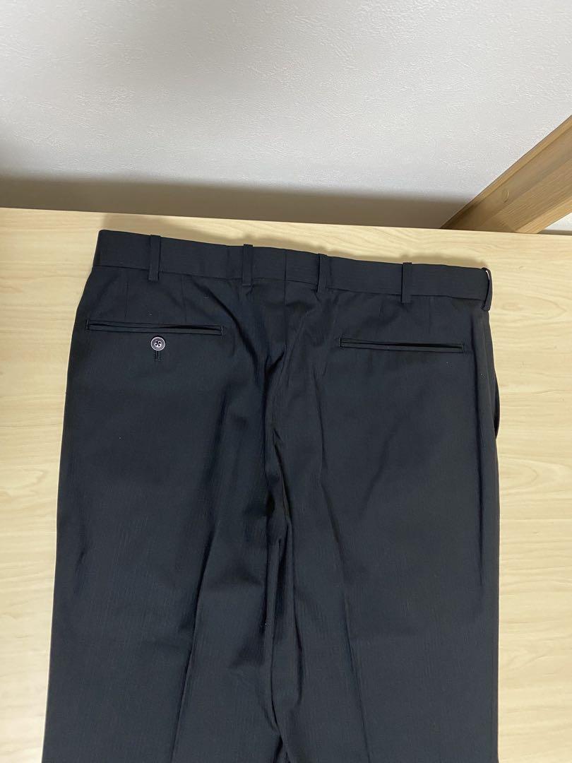 【美品】青山×MODA RITORNOスーツ上下セットアップ ブラックAB5