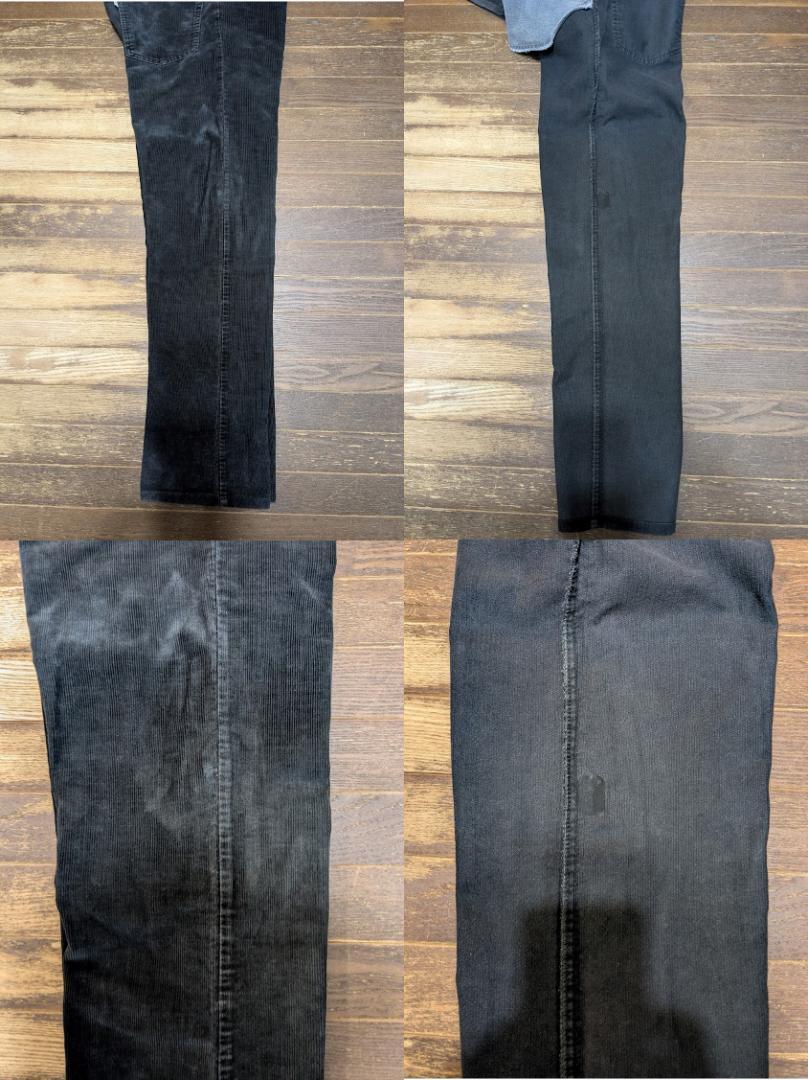 ★LEVI'Sリーバイス519コーデュロイパンツ黒1558USA製W34xL30 ☆LEVI´Sリーバイス519コーデュロイパンツ黒1558USA製W34xL30
