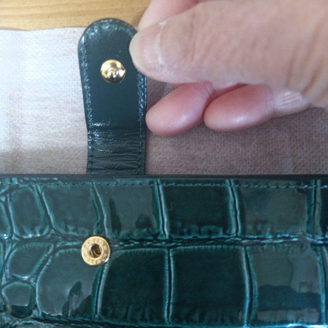 最終価格!! UIN DONN クロコダイル型押し 薄型長財布 - メルカリ