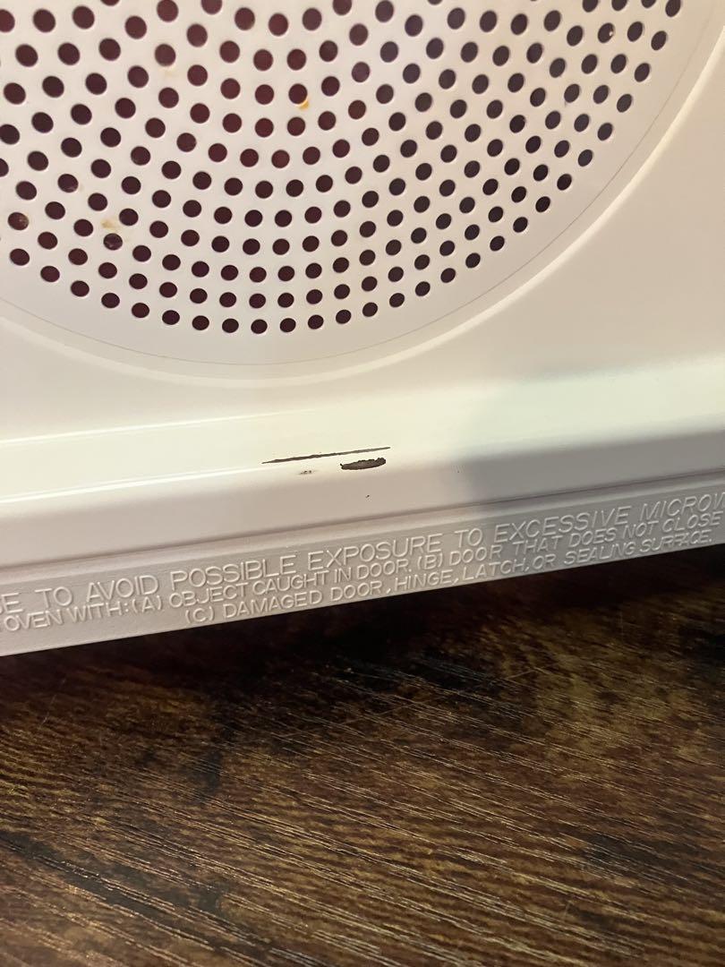 【レトロ電子レンジ】SHARP RE-HP1 スケルトンレッド