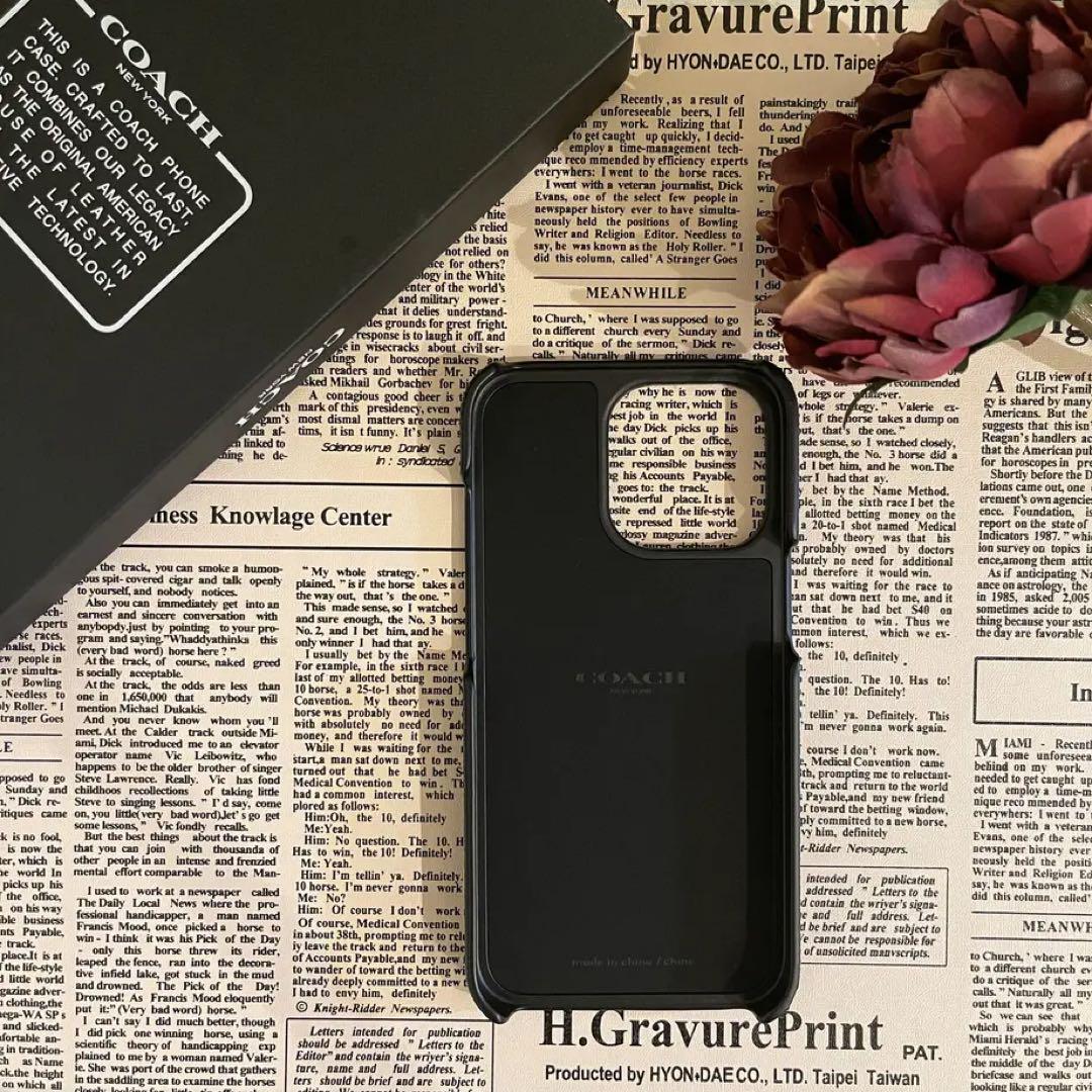 コーチ　COACH  iPhone13 pro 対応ケース_画像1