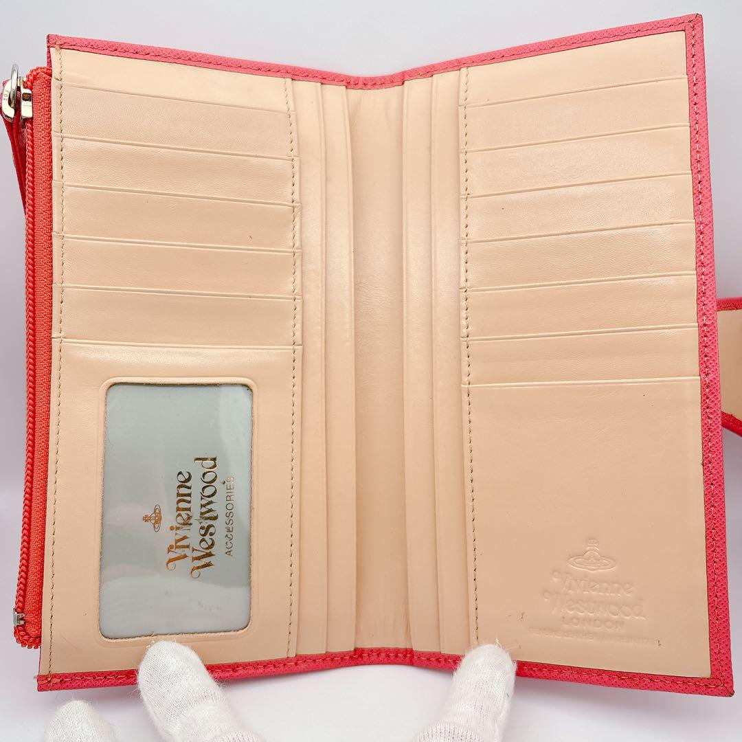 Vivienne Westwood ヴィヴィアン 折り財布 オーブ ピンク